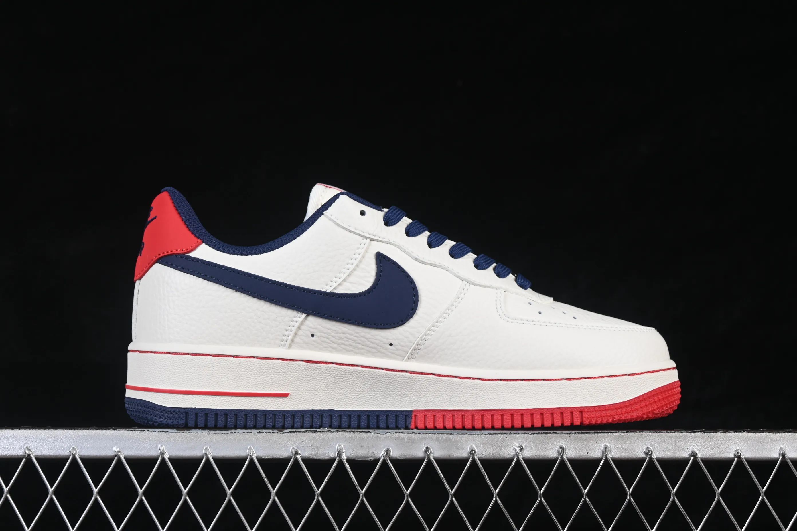 All Categories Nk Air Force 1 Air Force Series Nk Air Force 1 Low Air Force Low Nike Air Force 1'07 Low Beige Red Blue Air Force One Low Casual Shoes NH0601-544